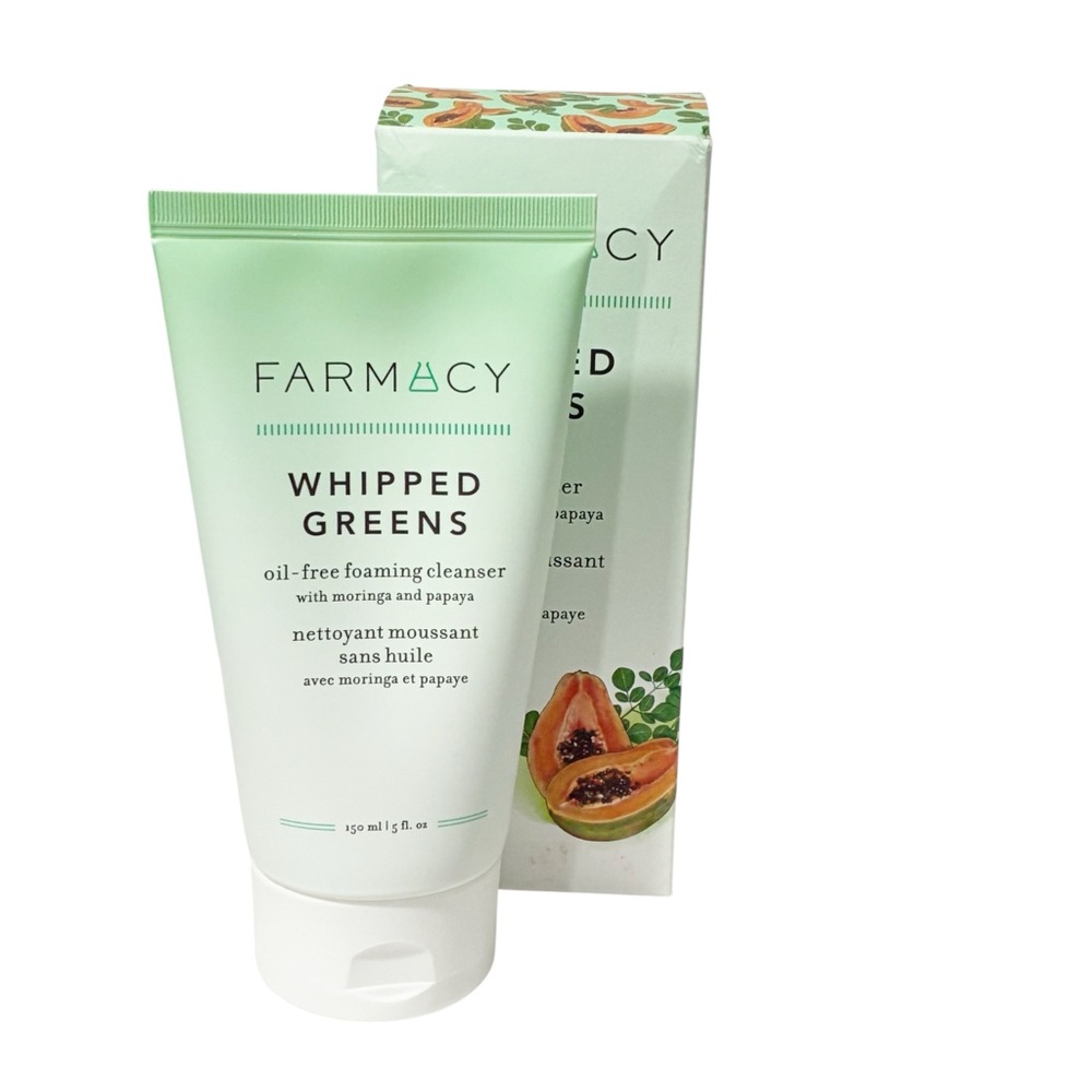 Farmacy Whipped Greens Face Wash Oil Free Foaming Facial Cleanser 5 oz. NEW